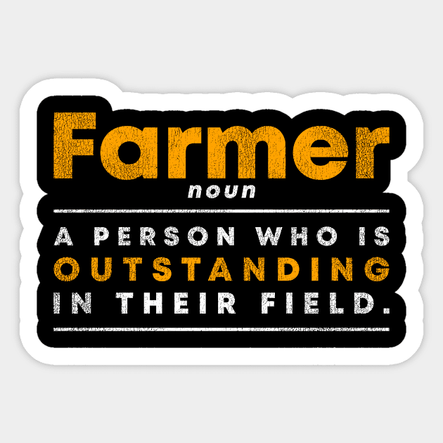 Farmer Retro Farm Sticker by shirtsyoulike